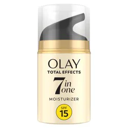 Olay Total Effects Face Moisturizer SPF 15, Fragrance-Free, 1.7 fl oz
