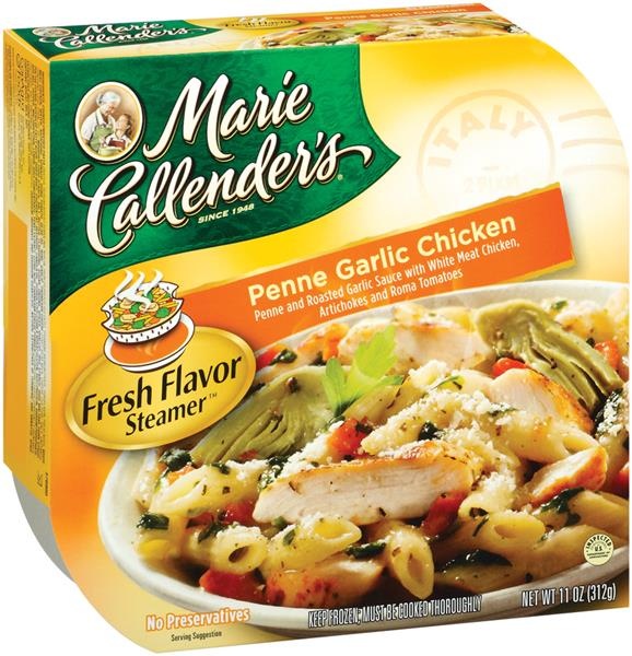 slide 1 of 1, Marie Callender's Penne Garlic Chicken, 11 oz