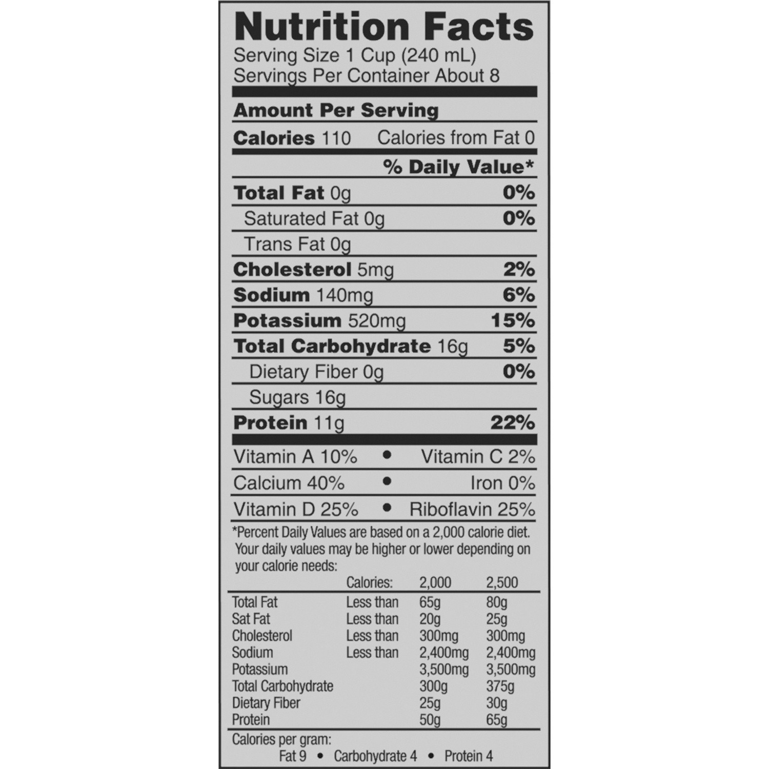 slide 3 of 8, Skim Plus Milk, Fat Free, 64 fl oz