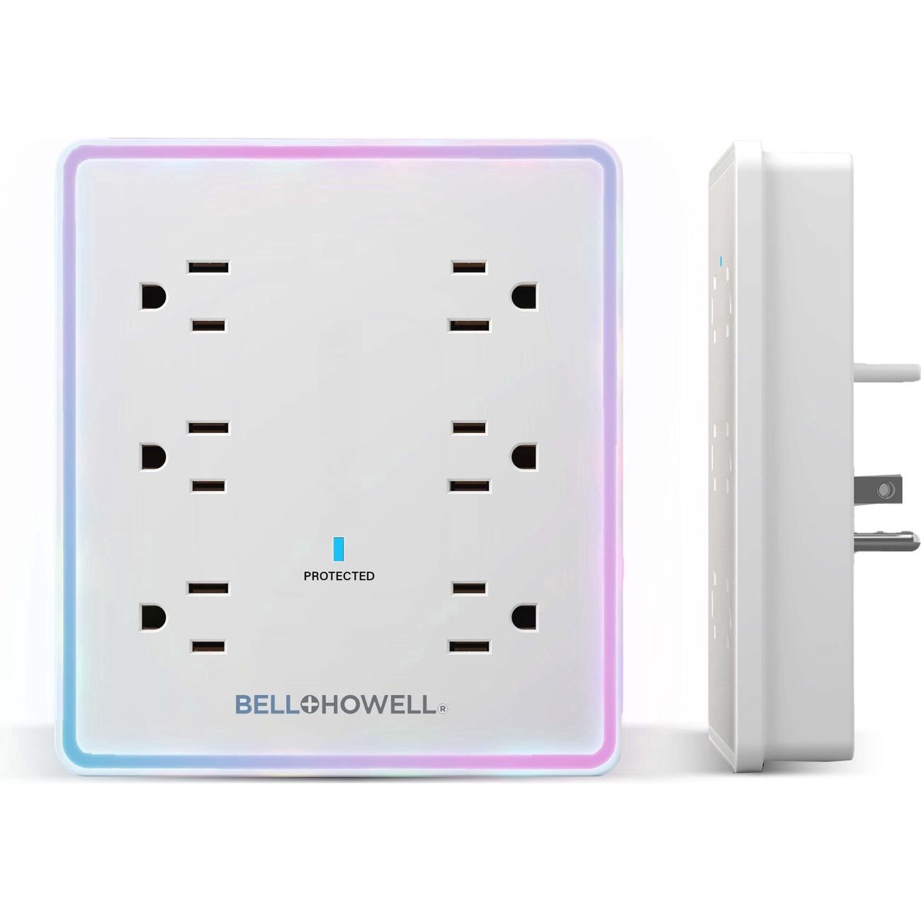 slide 1 of 1, BELL & HOWELL LED Outlet Extender Station, 1 ct