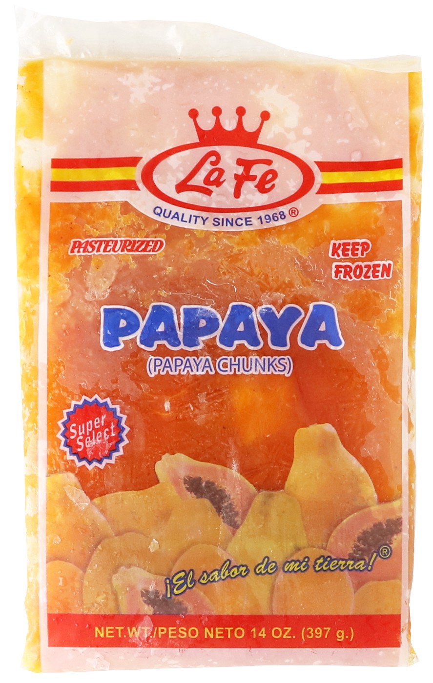 slide 1 of 1, La Fe Fe Papaya Pulp, 1 ct