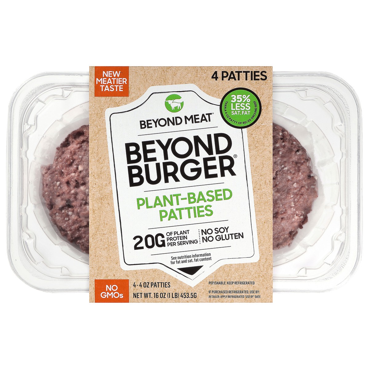slide 8 of 13, Beyond Meat Beyond Burger, 16 oz