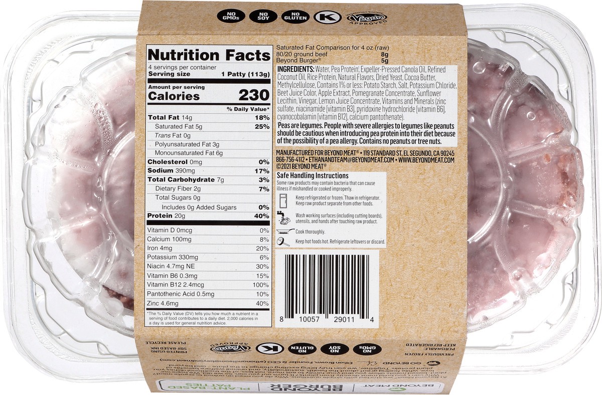 slide 2 of 13, Beyond Meat Beyond Burger, 16 oz