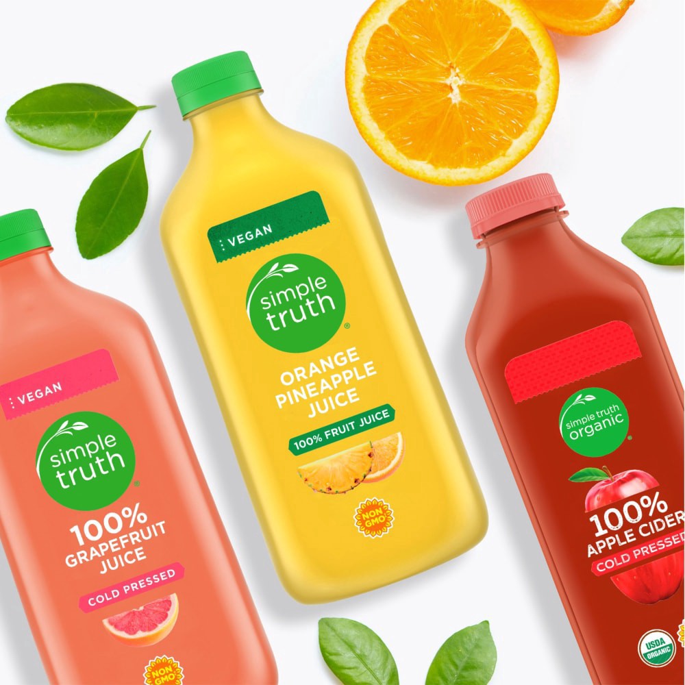slide 3 of 4, Simple Truth 100% Pineapple Juice - 12 fl oz, 12 fl oz