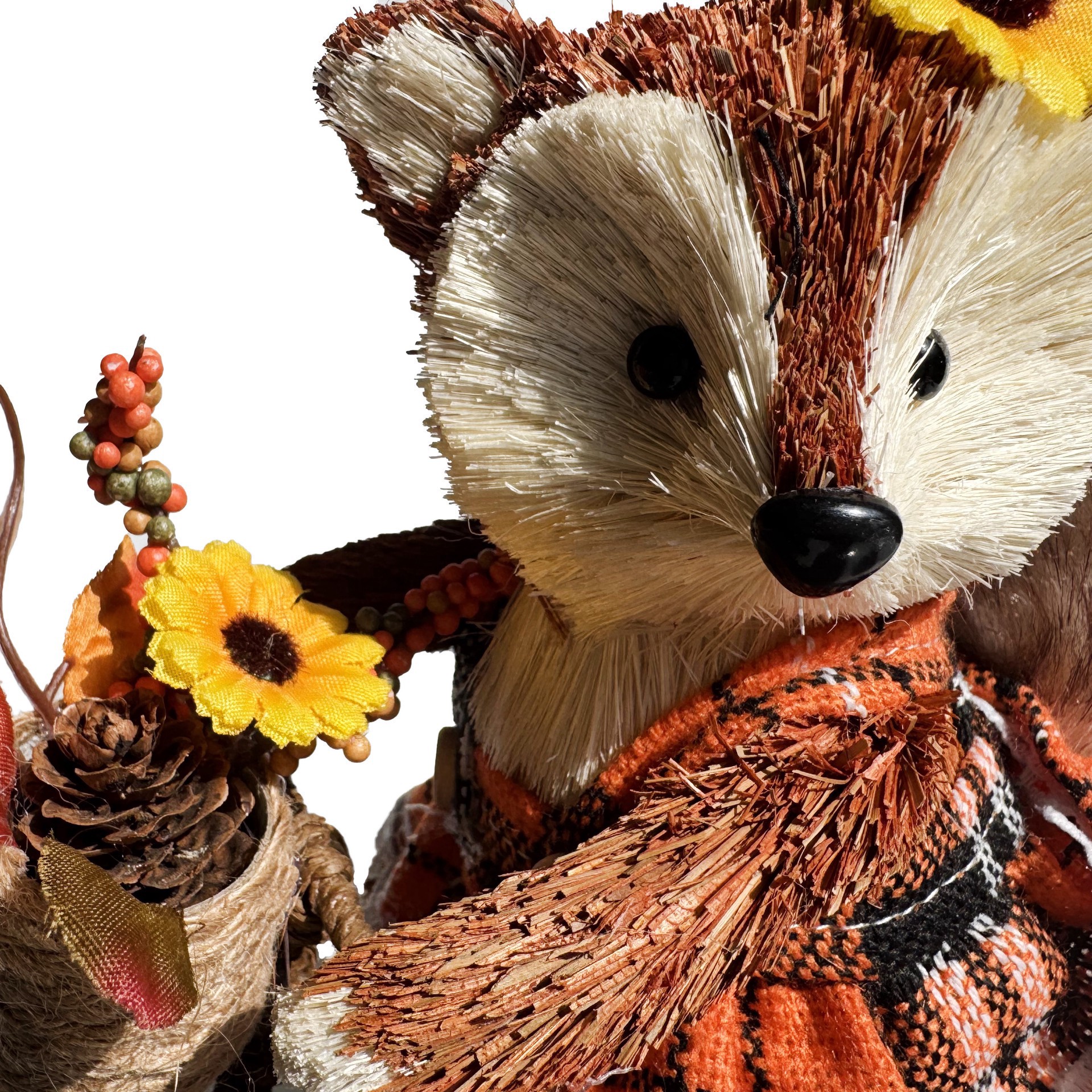 slide 3 of 3, 7.5" Fox In Dress Riding Bike By Ashland, 7.5 in