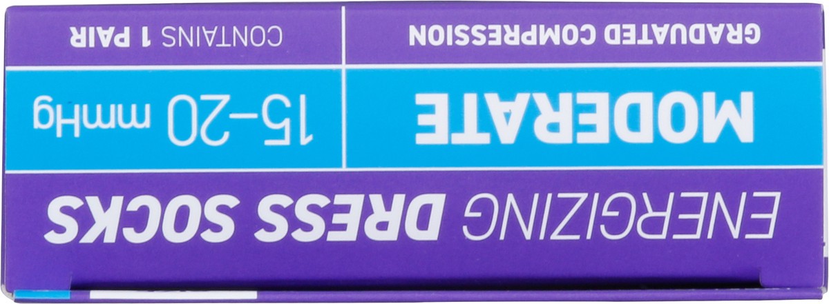 slide 9 of 13, Neo G Black Moderate Energizing Dress Socks Large 1 Pair, 1 ct