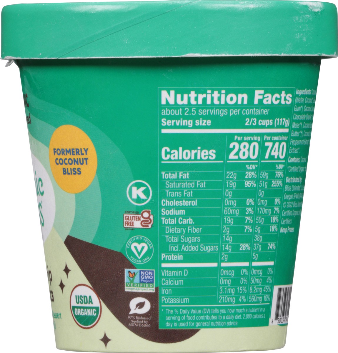 slide 7 of 9, Cosmic Bliss Mint Chip Galactica Ice Cream, 1 pint