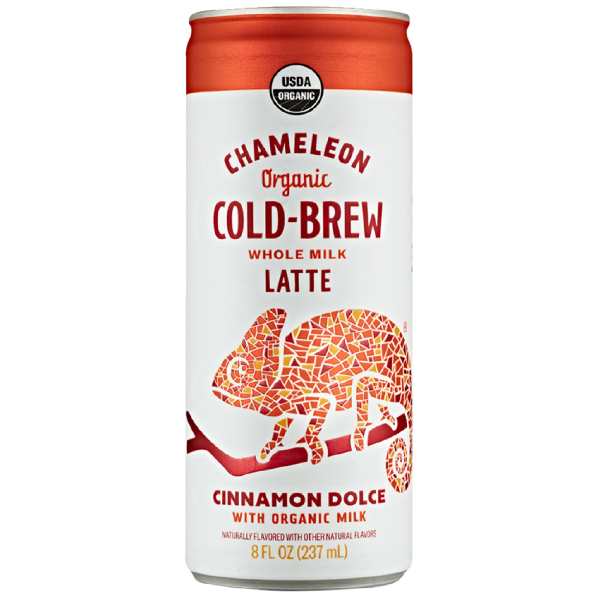 slide 1 of 8, Chameleon Cold-Brew Organic Cinnamon Dolce Whole Milk Latte, 8 fl oz