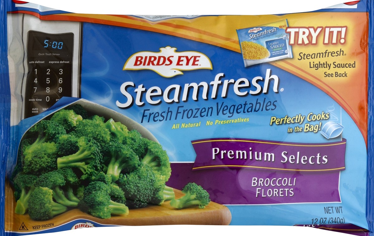 slide 1 of 5, Birds Eye Broccoli Florets 12 oz, 12 oz