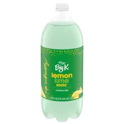 Big K Caffeine Free Lemon Lime Soda - 2 liter