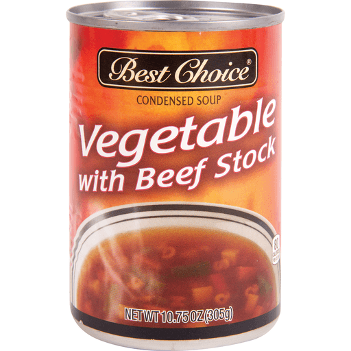 slide 1 of 1, Best Choice Vegetable Soup, 10.75 oz