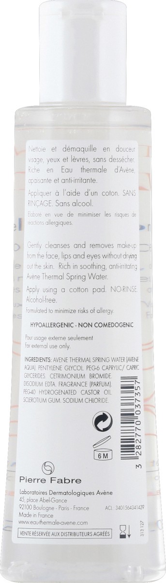 slide 2 of 6, Avène Micellar Lotion Cleansing Water Make-up Remover for All Skin Types, 6.7 fl oz