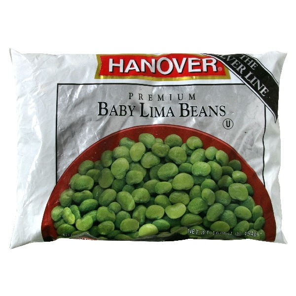 slide 1 of 1, Hanover Premium Baby Lima Beans, 16 oz