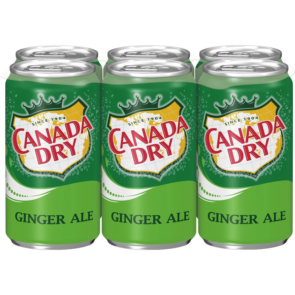 slide 2 of 8, Canada Dry Soda Ginger Ale, 6 ct; 7.5 fl oz