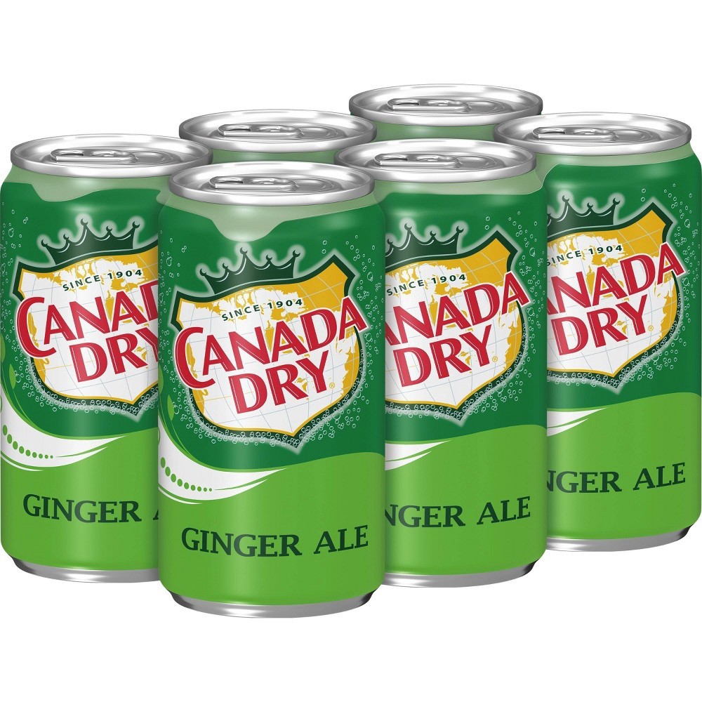slide 3 of 8, Canada Dry Soda Ginger Ale, 6 ct; 7.5 fl oz