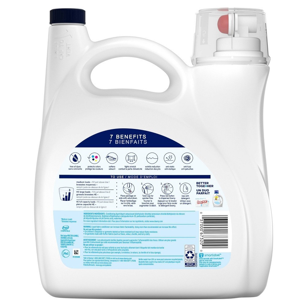 slide 5 of 8, Downy Ultra Free & Gentle Fabric Conditioner, 150 fl oz