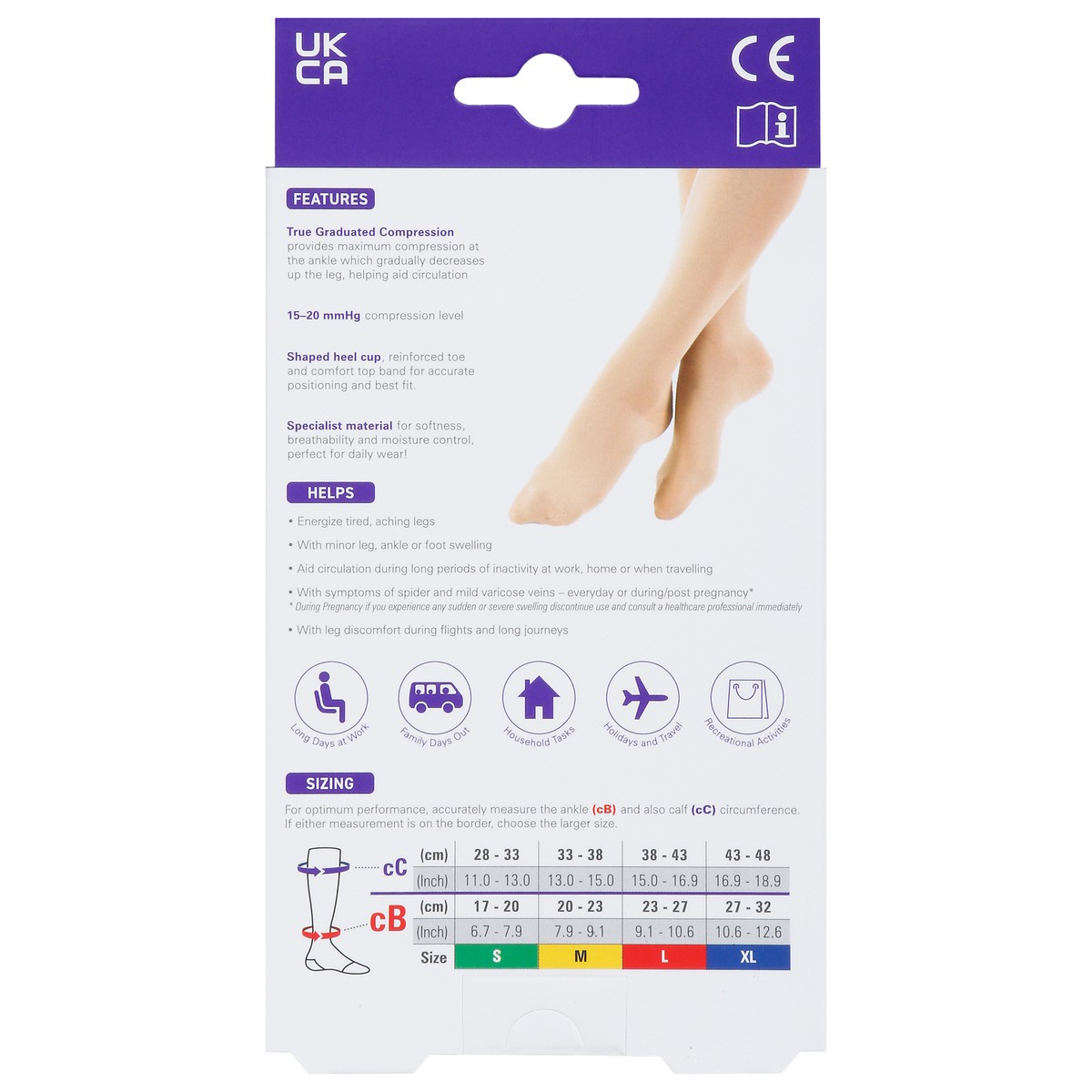 slide 7 of 11, Neo G Energizing Moderate Beige Knee Highs Extra Large 1 ea, 1 ct