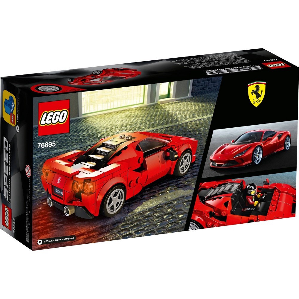 slide 5 of 7, LEGO Speed Champions Ferrari F8 Tributo Toy Cars Building Kit 76895, 1 ct