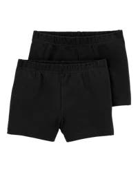 Carter's Baby 2-Pack Bike Shorts Black 24M