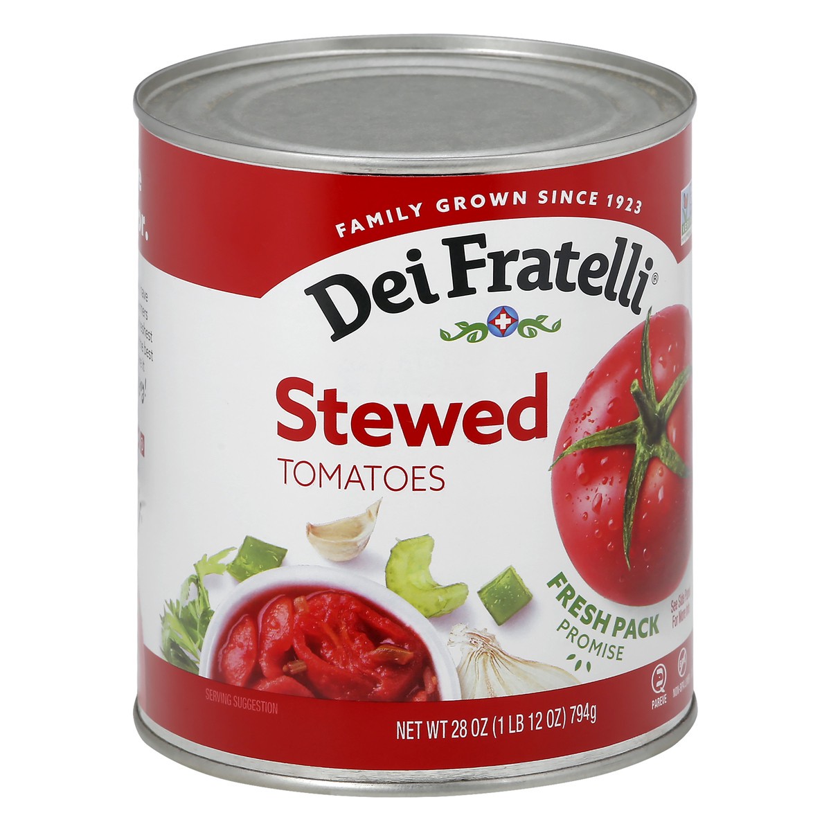 slide 2 of 9, Dei Fratelli Stewed Tomatoes, 28 oz