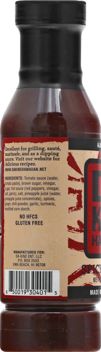 slide 12 of 12, Da Kine Hawaiian Spicy BBQ Sauce 12 oz, 12 oz