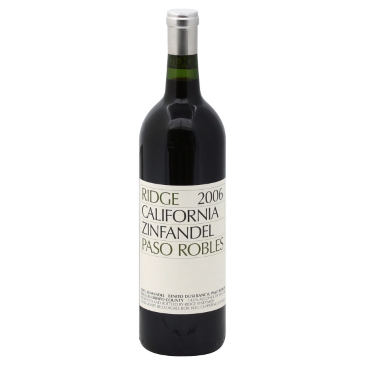 slide 2 of 2, Ridge Vineyards Paso Robles Zinfandel, 750 ml