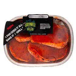 Mealtime Chophouse Seasoned Top Loin Pork Chop - 4 oz