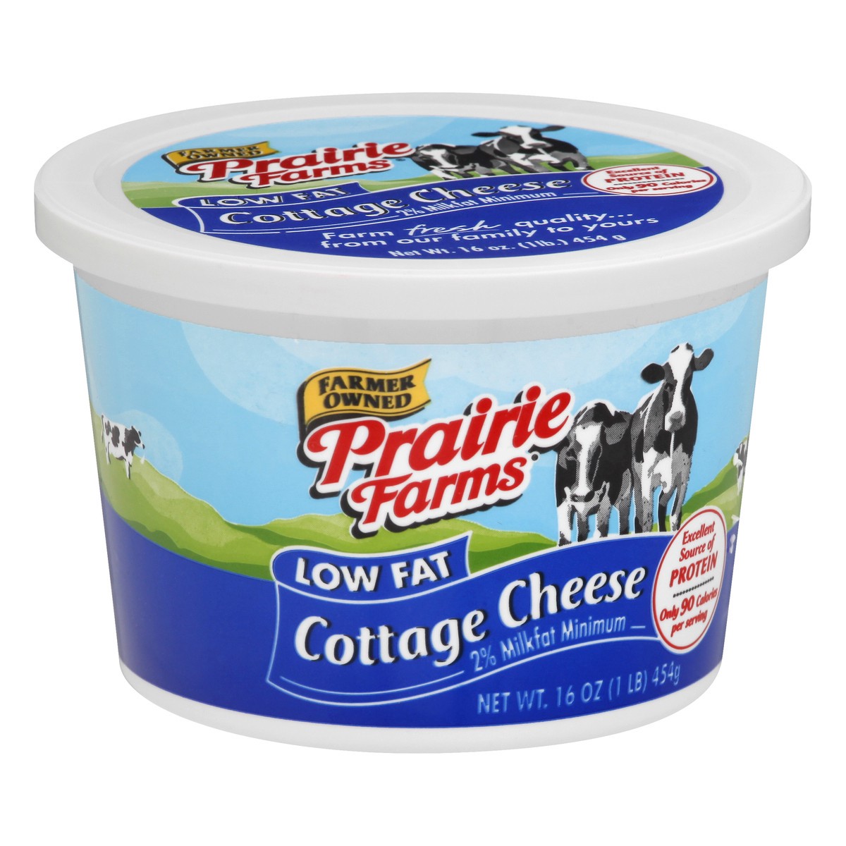 slide 3 of 12, Prairie Farms Low Fat 2% Milkfat Minimum Cottage Cheese 16 oz, 16 oz