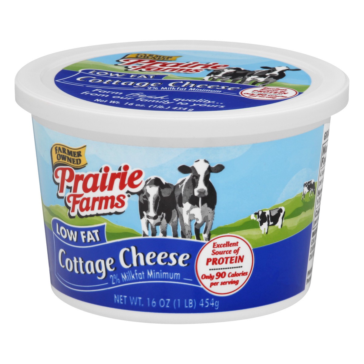 slide 4 of 12, Prairie Farms Low Fat 2% Milkfat Minimum Cottage Cheese 16 oz, 16 oz