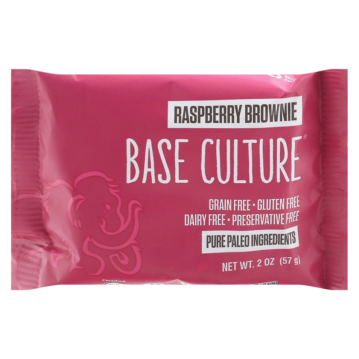 slide 1 of 9, Base Culture Brownie, Raspberry Cocoa, 2.2 oz