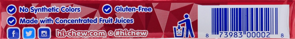 slide 3 of 13, Hi-Chew Hi Chew Strawberry Fruity Chewy Candy, 1.76 oz