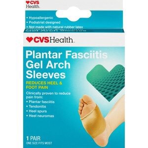 slide 1 of 1, CVS Health Plantar Fasciitis Gel Arch Sleeve, 1 Ct, 1 ct