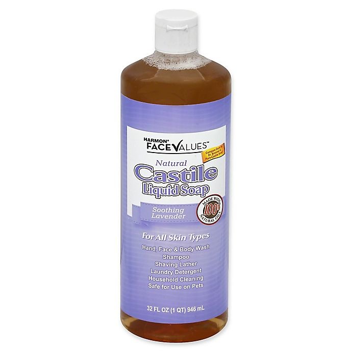 slide 1 of 1, Harmon Face Values Castile Liquid Soap - Soothing Lavender, 32 fl oz