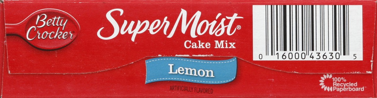 slide 4 of 6, Betty Crocker Cake Mix Super Moist Lemon - 18.25 Oz, 18.25 oz