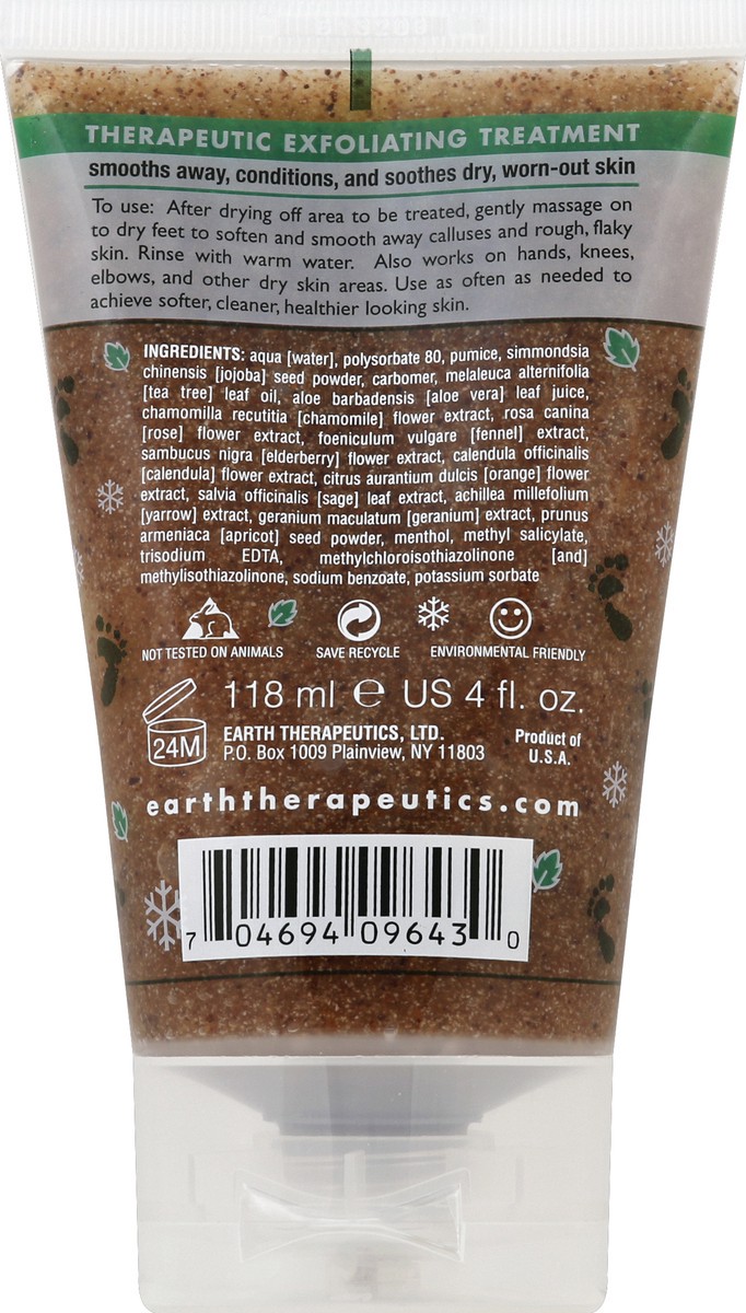 slide 2 of 6, Earth Therapeutics Foot Scrub 4 fl oz, 4 fl oz