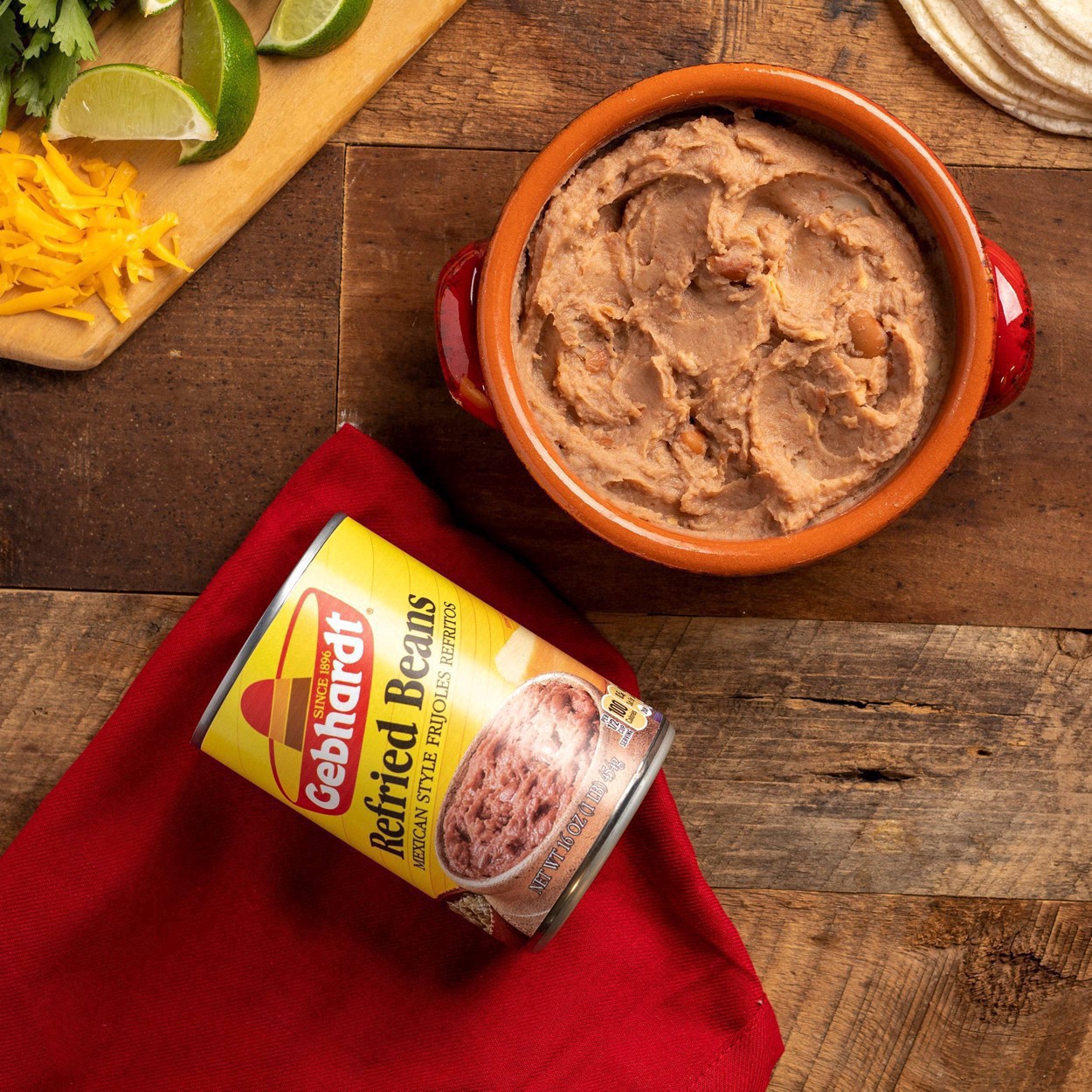 slide 20 of 25, Gebhardt's Gebhardt Mexican Style Refried Beans, 16 oz., 16 oz