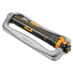 Melnor XT 4,500 sq ft Turbo Oscillating Sprinkler With Flow Control - Metal