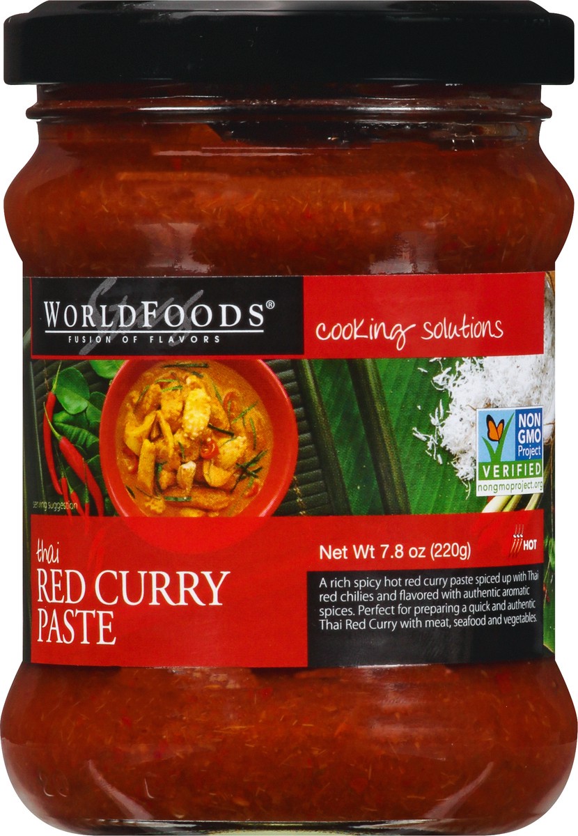 slide 4 of 12, World Foods Hot Thai Red Curry Paste 7.8 oz, 7.8 oz