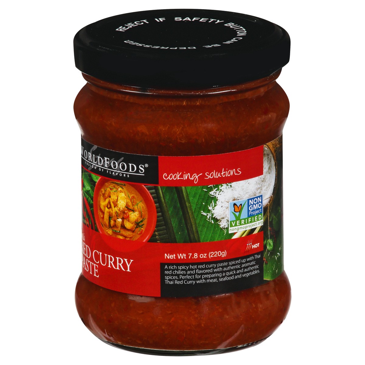 slide 3 of 12, World Foods Hot Thai Red Curry Paste 7.8 oz, 7.8 oz
