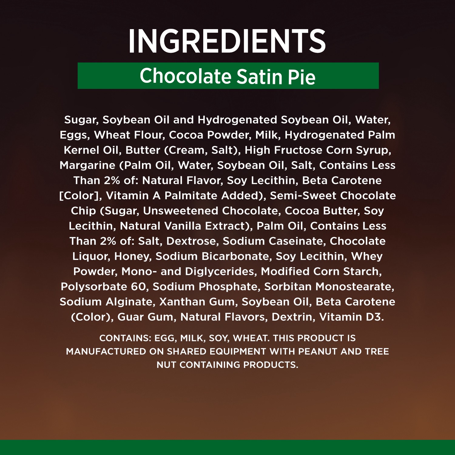 slide 2 of 5, Marie Callender's Chocolate Satin Pie, 25.6 oz