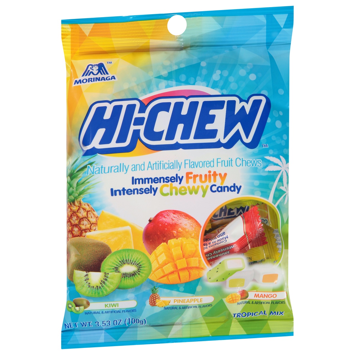 slide 2 of 11, Hi-Chew Tropical Mix Fruit Chews, 3.53 oz