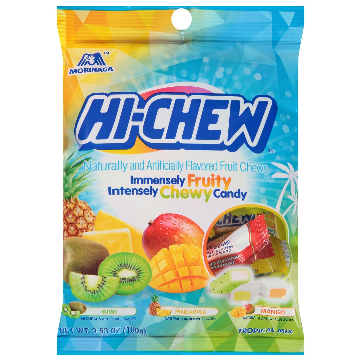 slide 11 of 11, Hi-Chew Tropical Mix Fruit Chews, 3.53 oz