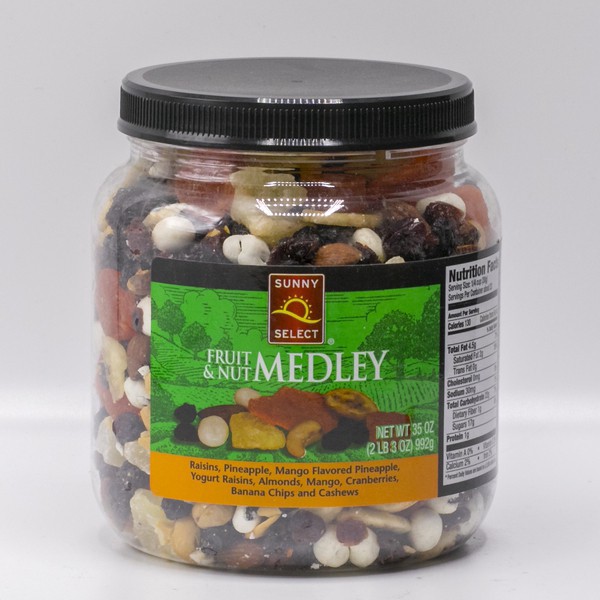 slide 1 of 1, Sunny Select Fruit & Nut Medley Trail Mix 35 oz, 35 oz