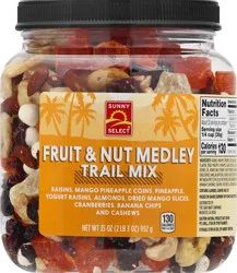 Sunny Select Fruit & Nut Medley Trail Mix 35 oz