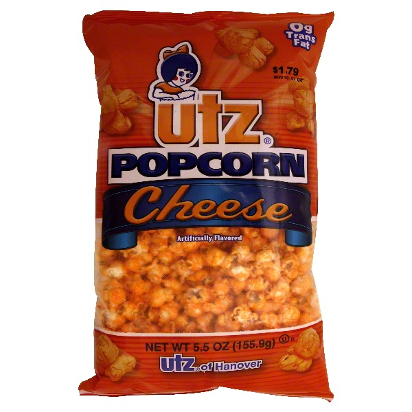 slide 1 of 1, Utz Popcorn, Cheese, 4.25 oz