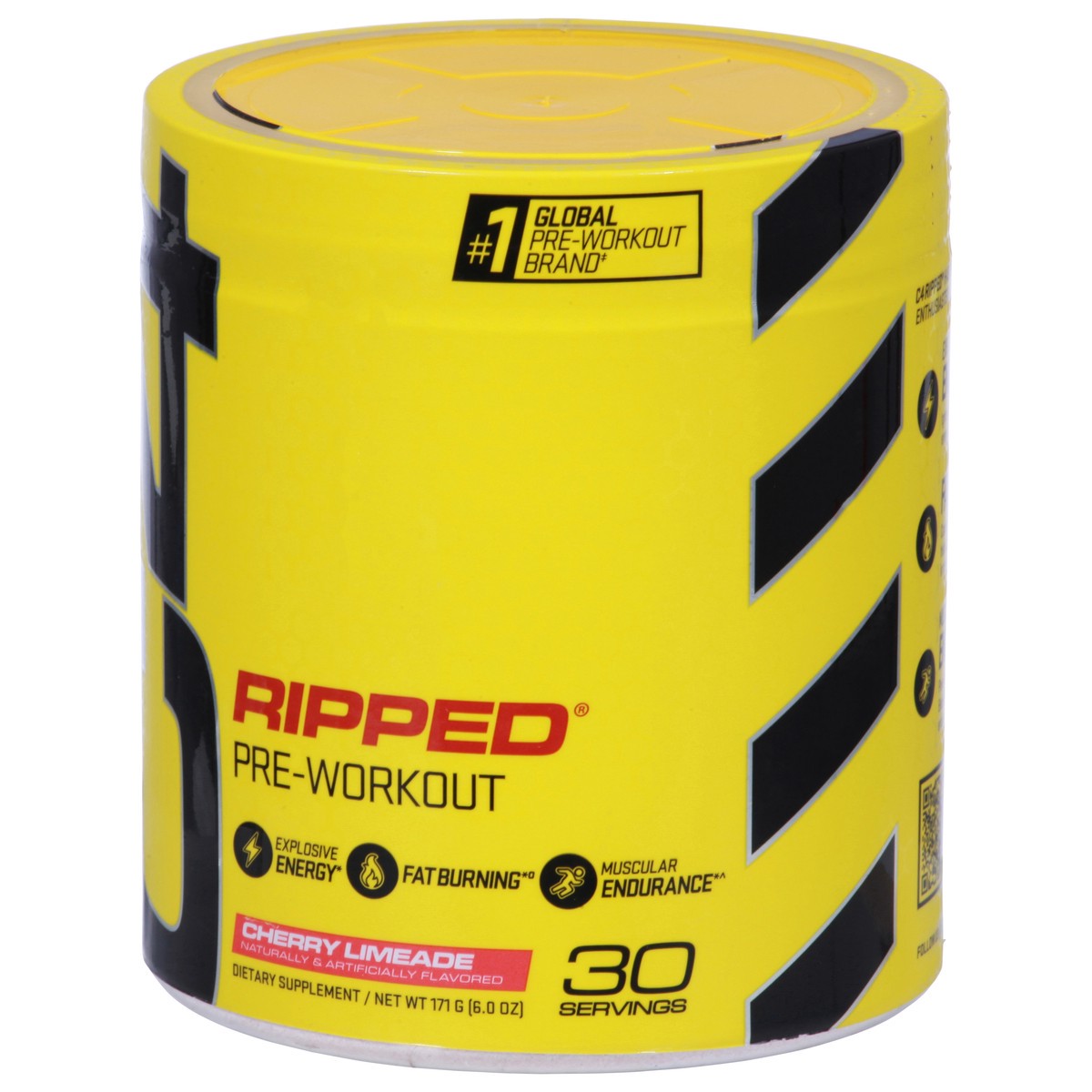 slide 4 of 10, C4 Sport Ripped Cherry Limeade Pre-Workout 6.0 oz, 6 ct
