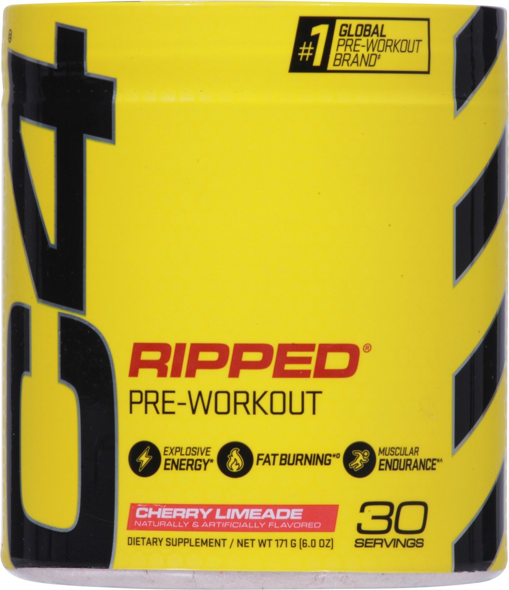 slide 9 of 10, C4 Sport Ripped Cherry Limeade Pre-Workout 6.0 oz, 6 ct