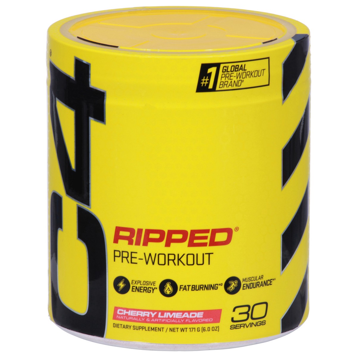 slide 10 of 10, C4 Sport Ripped Cherry Limeade Pre-Workout 6.0 oz, 6 ct
