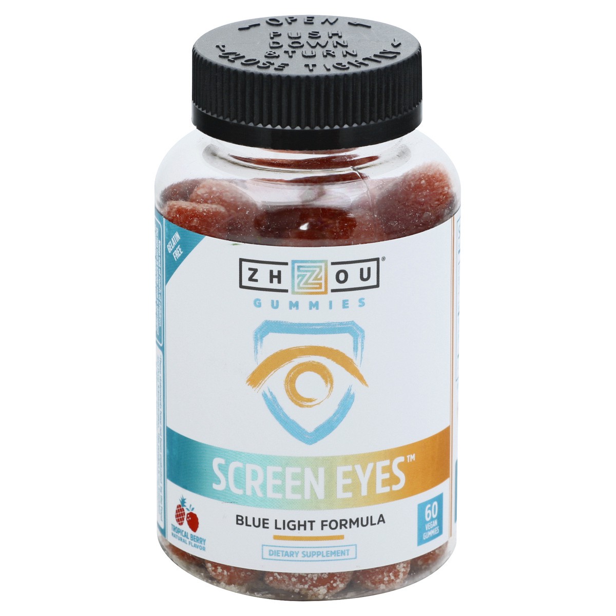 slide 1 of 1, Zhou Screen Eyes Gummies, 60 ct