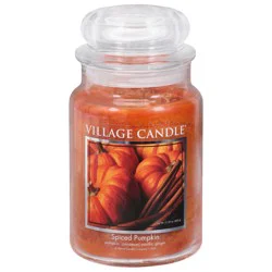 Village Candle Spiced Pumpkin Candle 21.25 oz